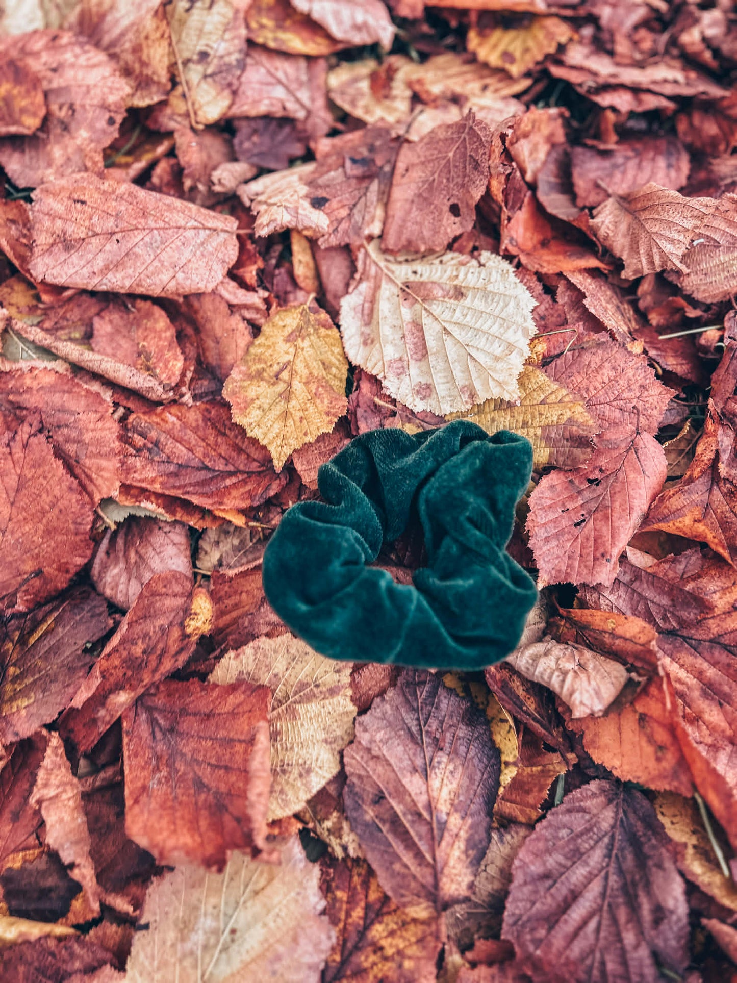 Scrunchie donkergroen