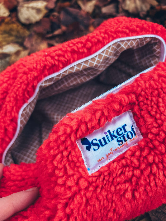 Toiletzak rode teddy