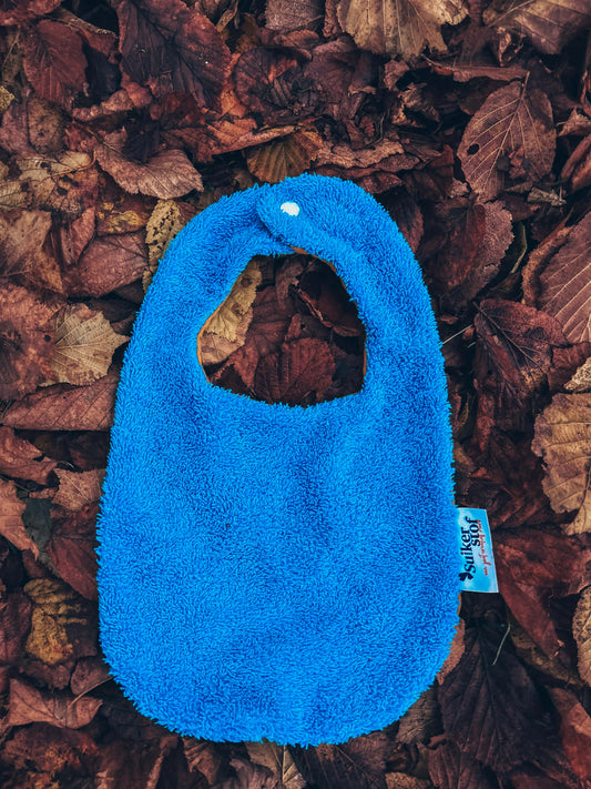 Slabbetje blauw & oker