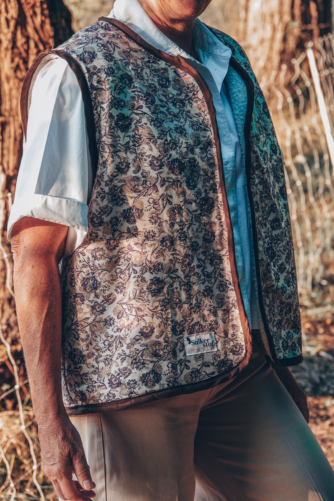 OP AANVRAAG: Vestje 'Febe' (stof, kleur en maat op aanvraag)