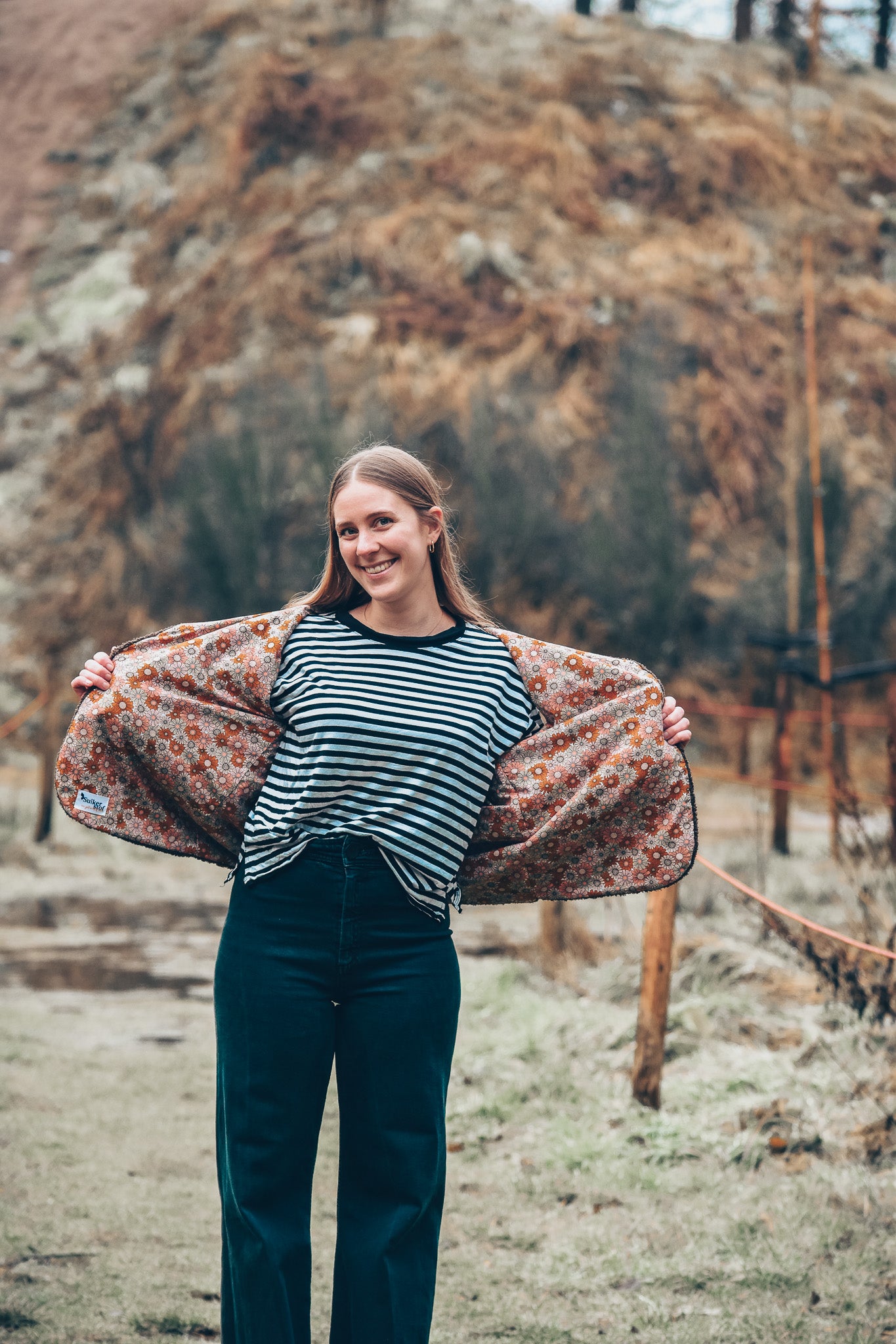 OP AANVRAAG: Reversible vestje (kleur, stof en maat op aanvraag)
