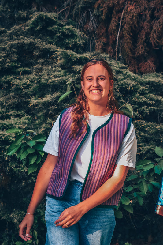 OP AANVRAAG: Vestje 'Febe' (stof, kleur en maat op aanvraag)