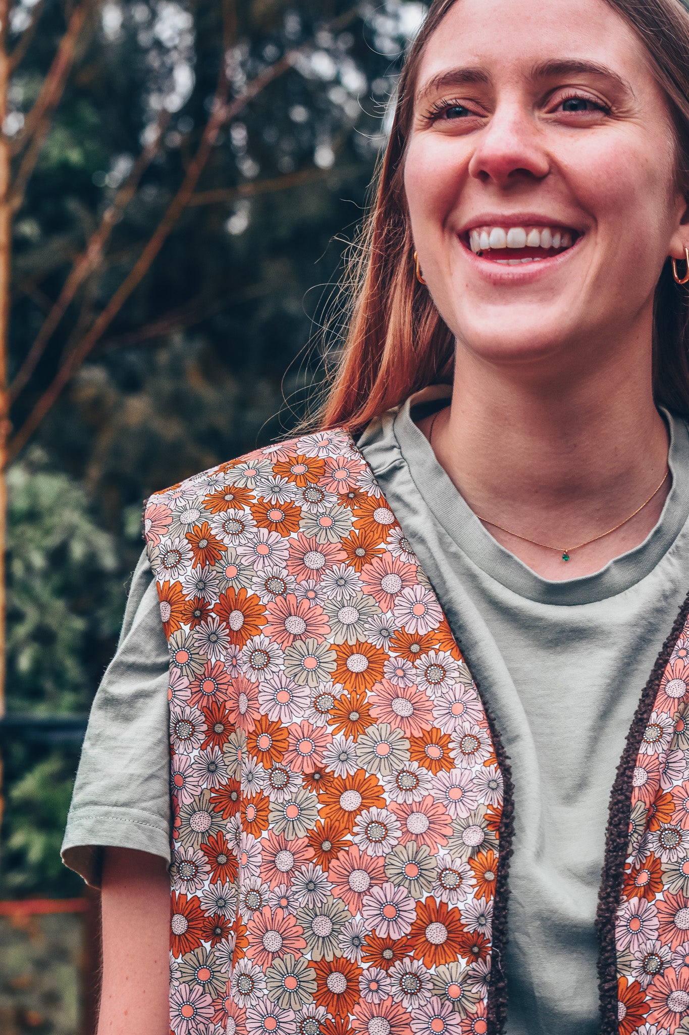 OP AANVRAAG: Reversible vestje (kleur, stof en maat op aanvraag)