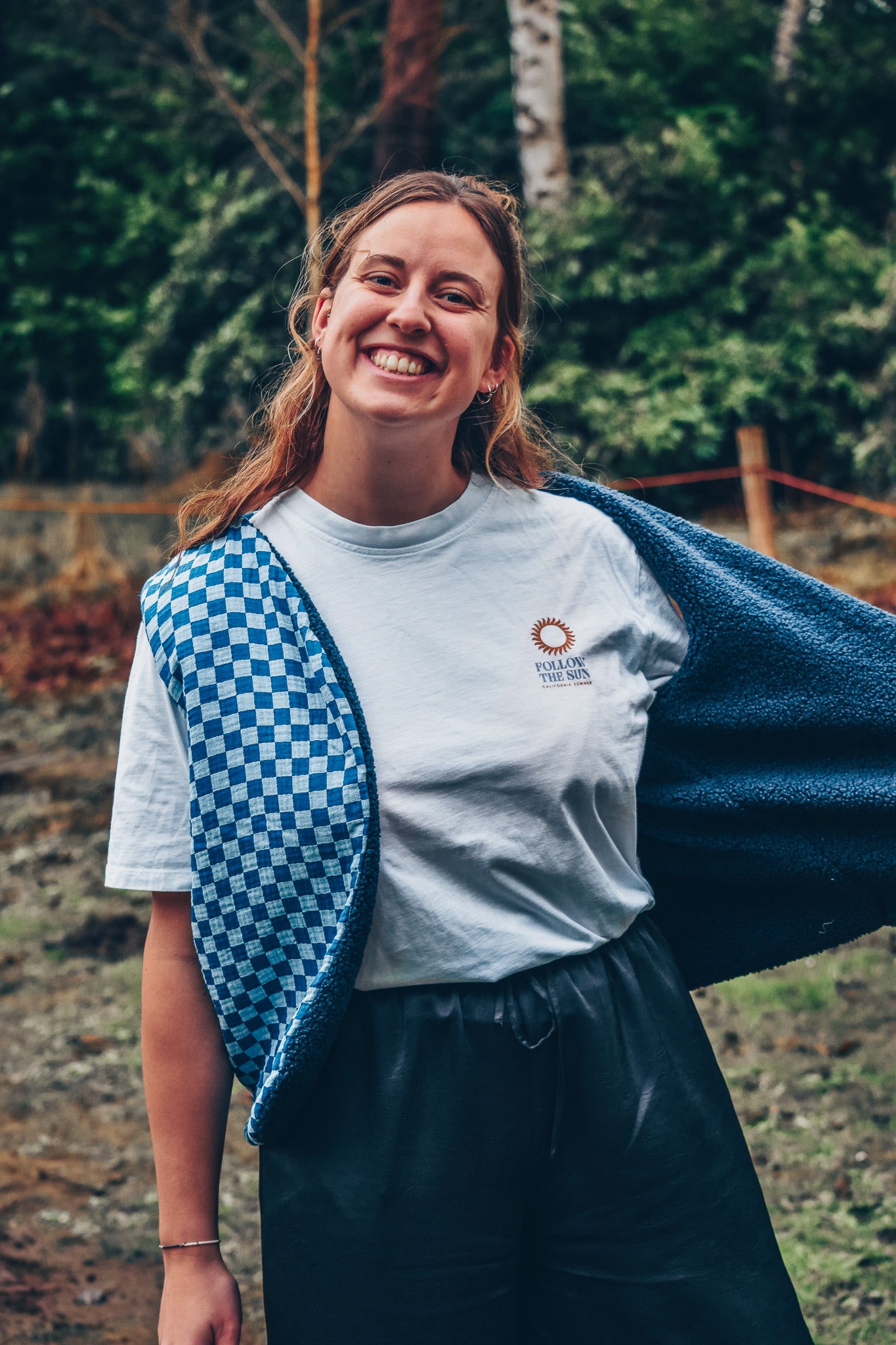 OP AANVRAAG: Reversible vestje (kleur, stof en maat op aanvraag)