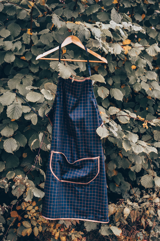 OP AANVRAAG: Keukenschort (kleur en stof op aanvraag)