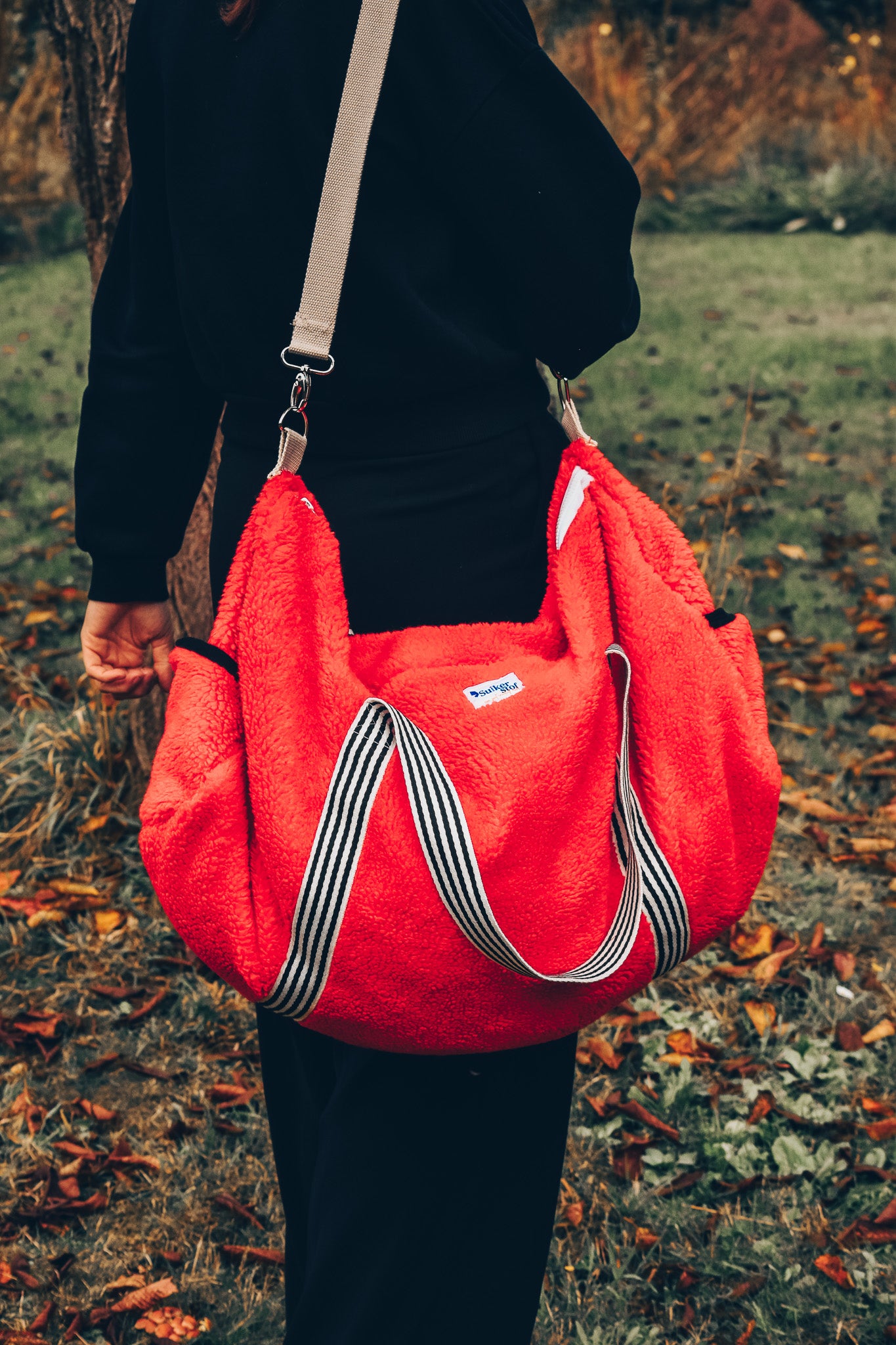 OP AANVRAAG: Duffelbag 'Anke' (kleur en stof op aanvraag)