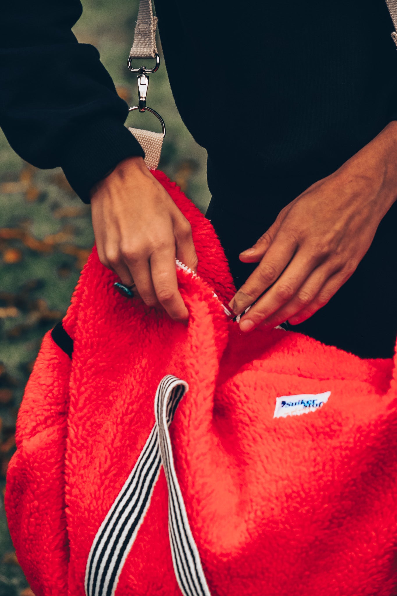 OP AANVRAAG: Duffelbag 'Anke' (kleur en stof op aanvraag)