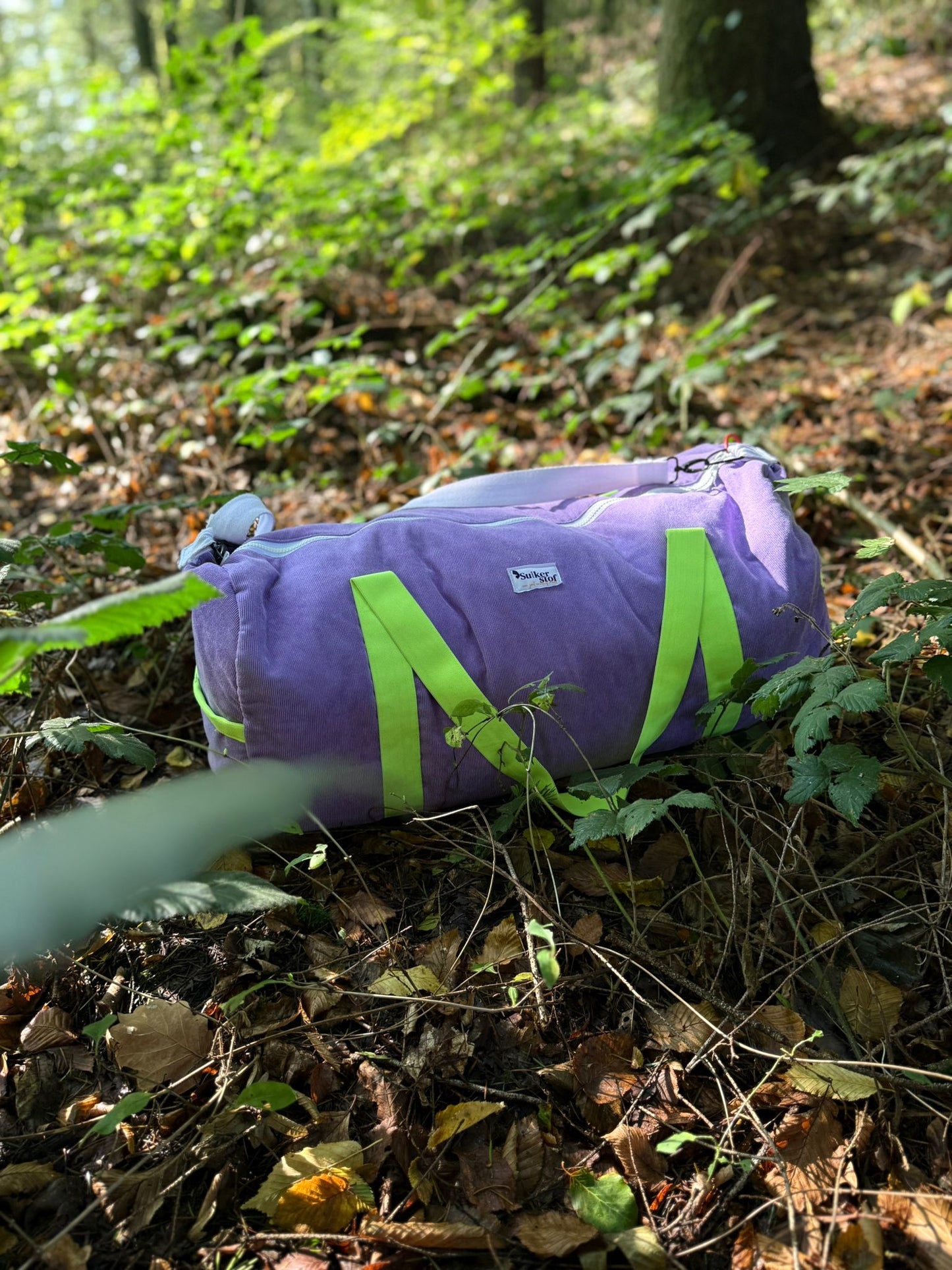 OP AANVRAAG: Duffelbag 'Anke' (kleur en stof op aanvraag)